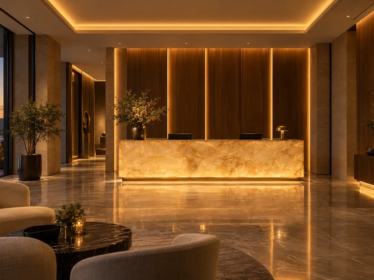 Hotels & dining lighting scene