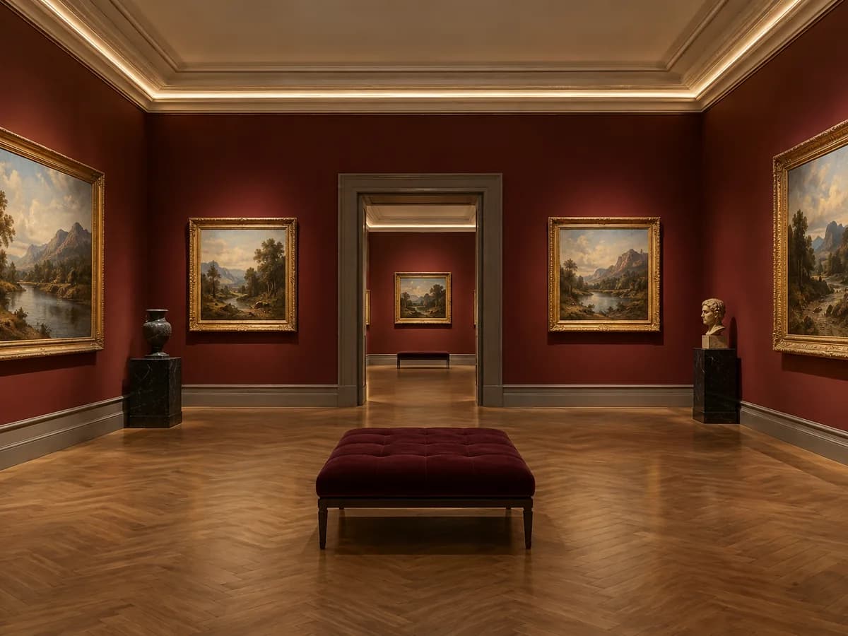Museums & galleries lighting scene