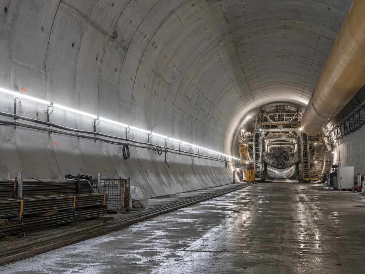 Tunnels & sites lighting scene